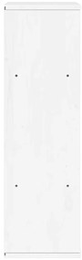 oldalsó szekrény ODDA fehér 40x24x79 cm tömörfa fenyőfa