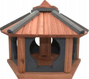 Nagy fa madáretető tik-antracit KW52 Lengyel Gyártó