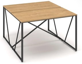 ProX asztal 118 x 137 cm, hamilton tölgy / grafit