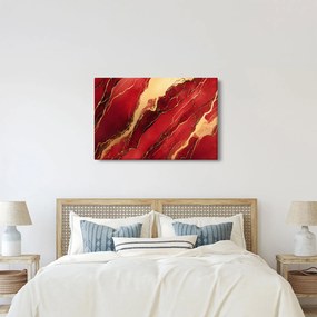 Kép - Vörös-arany márvány (90x60 cm)