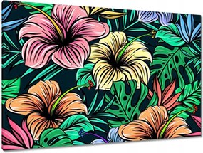 Vászonkép 120x80 Monstera Zöld levél