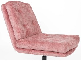 Rózsaszín forgó fotel Kai – White Label