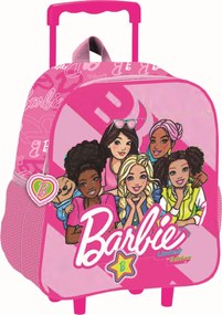 Barbie Dream Squad gurulós ovis 3D hátizsák, táska 32 cm