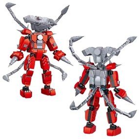 Építőkészlet SKIBIDI TOILET XXL 494 db - Furious Titan 28,5 cm