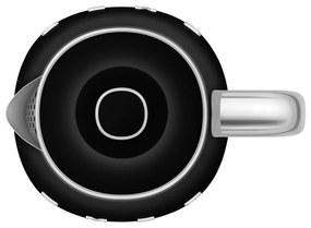 Fekete rozsdamentes acél vízforraló 800 ml Retro Style – SMEG