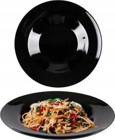 Tészta tészta tányér Edzett Üveg Luminarc fekete 28 cm