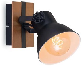 Briloner 2742-015 - Fali spotlámpa RETRO 1xE27/25W/230V fekete