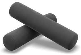 Görgős párna, 2 db, hab töltet, szövet anyag, szürke