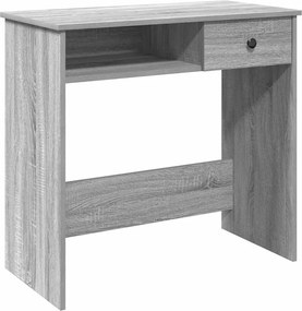 vidaXL szürke sonoma színű szerelt fa íróasztal 80x40x75 cm