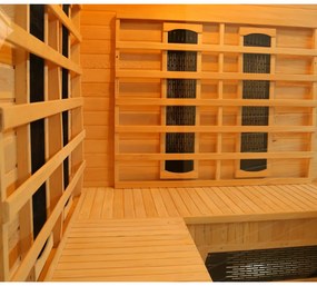 Sauna DeLuxe 4440 CB / CR, barna