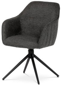 Scaun modern gri pivotant. Mecanism de retractare HC-536