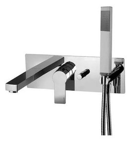 Paffoni - TANGO kádcsaptelepes készlet, falba süllyeszthető kivitel, fényes króm