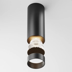 MAYTONI C056CL-L12B3K-W-D-B Hengeres Mennyezeti Lámpa Fekete LED IP20