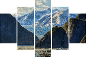 Tájkép hegyekkel (150x105 cm)