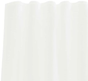 2 db fehér fátyolfüggönyök hurokkal 140x260 cm