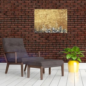 Üveg kép - Arany szerkezet N⁰3 (70x50 cm)