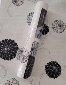 Virágos tapéta, csillogó elemek 13466-30