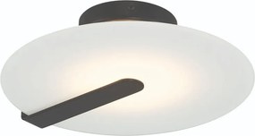 ELSTEAD QN-NUVOLA-F-S-BK NUVOLA Modern Mennyezeti Lámpa Fehér, Matt Fekete LED IP20