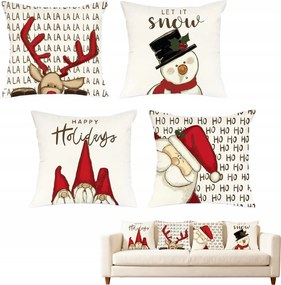 Karácsonyi Díszpárnahuzat 40X40 Karácsonyi