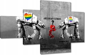 Festmények 130x80 Are you my fathers Banksy