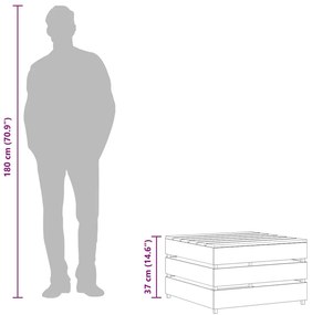 2 db impregnált fenyőfa kerti raklapasztal