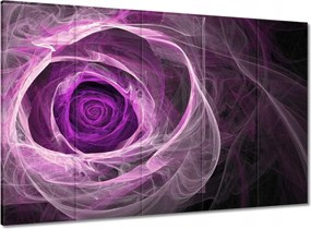 Vászonkép 100x70 Fraktál rózsa