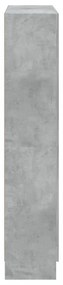 betonszürke szerelt fa könyvszekrény 82,5 x 30,5 x 150 cm
