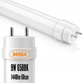 Fénycső Led cső 60cm T8 9W 1440lm 6500K Erős Hideg fény Lámpatestekhez