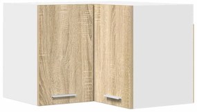 Függő szekrény Riga Sonoma tölgy és fehér 57 x 57 x 40 cm