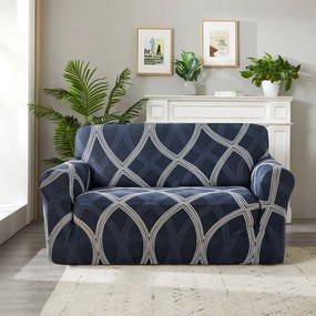 4Home Elegant multielasztikus fotelhuzat kék , 90-140 cm + párnahuzat ingyen, 90-140 cm