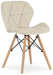 LAGO VELVET bézs szék