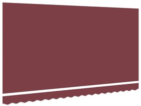 Burgundi Napellenző Csereszövet 4x2 m-es Vázhoz