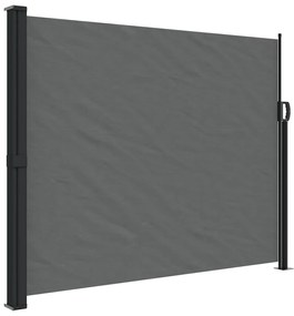 antracitszürke behúzható oldalsó napellenző 160 x 500 cm