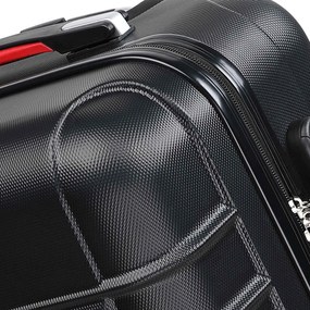 monzana® Fekete 4 részes utazóbőröndök készlete