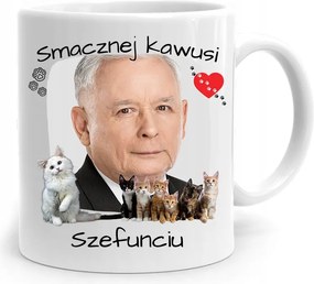 Vicces Bögre A Pis Elnökétől Jaroslaw Kaczynski fényképes nyomtatással