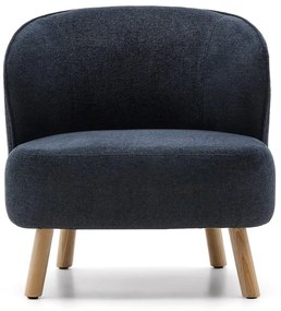 Szürkéskék zsenília fotel Ulit – Kave Home