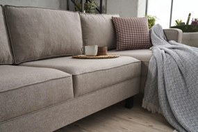 Sarokkanapé Kale Linen Jobbos - Krém