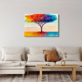 Egy festett fa képe (90x60 cm)