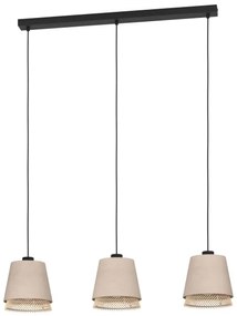 Eglo 43976 - Csillár zsinóron TABLEY 3xE27/40W/230V