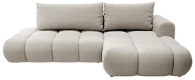 Sarokkanapé Ombre (J) (világosszürke + fekete). 1099480