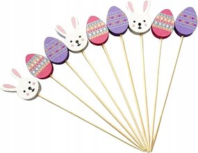 Hosszú Fogpiszkáló Pikerek Húsvéti pálcikák Snack húsvéti tojás 200db