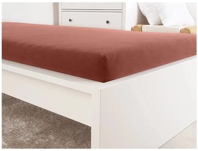 Jersey lepedő kiságyba EXCLUSIVE 70x140 cm barna