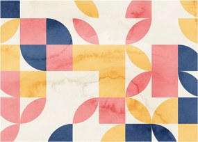 Kép - Absztrakció retro mintákkal (70x50 cm)