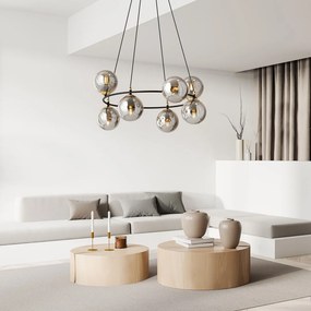 Emibig modern függeszték azura fekete grafit arany emi1294/8