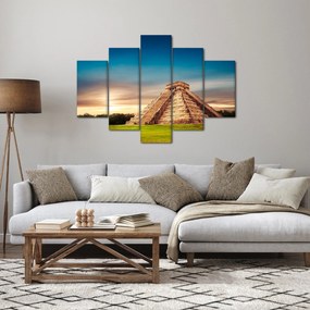 A híres maja emlékmű képe (150x105 cm)