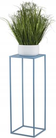 Kék fém álló virágágyás növények virágok szilárd 70 cm loft