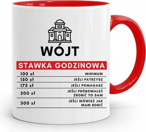 Bögre Piros Bögre Óradíj Nyomtatott Fényképpel