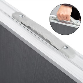 Casaria® Összecsukható kempingasztal - szürke