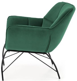 Fotel Betali (sötétzöld + fekete). 1028140
