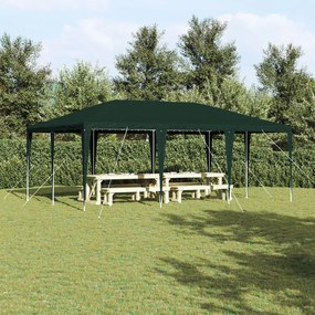 Parti sátor Zöld 6x4 m PE